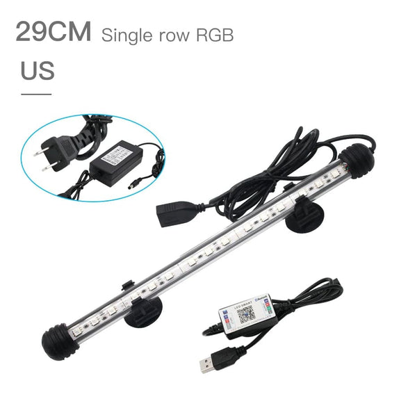 Planet Gates RGB Aquarium Light Marine Bluetooth Controller Fish Tank Led Lighting Fixture For Aquarium Led Light Submersible Fish Tank Light