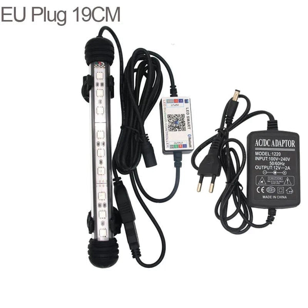 Planet Gates RGB Aquarium Light Marine Bluetooth Controller Fish Tank Led Lighting Fixture For Aquarium Led Light Submersible Fish Tank Light