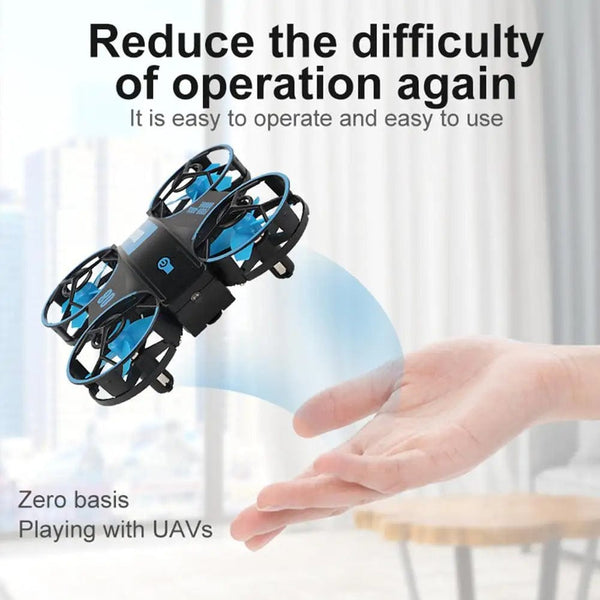 Planet Gates RH-821 08 Drone Mini Quadcopter Lighting UFO Drone Fixed Altitude Remote Control Aircraft Children Toys Drop Shipping