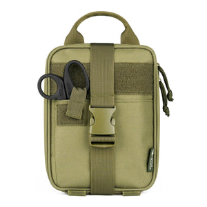 Planet Gates Rhino First Aid Survival Kit Tactical IFAK Pouch Supplied Camping Kit with 20 EMT Items for Military Emergency Outdoors