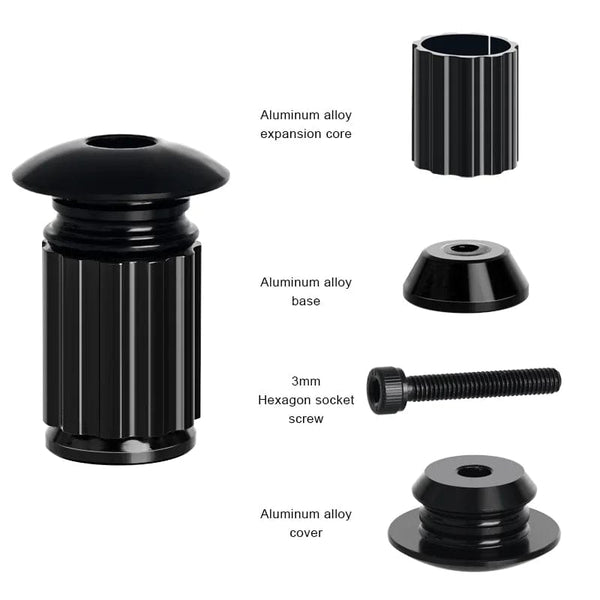 Planet Gates RIDERACE Bicycle Handlebar End Plugs Aluminum Alloy For MTB Mountain Bike Road Cycling Handle Bar Grips Cap Multi-color Cover