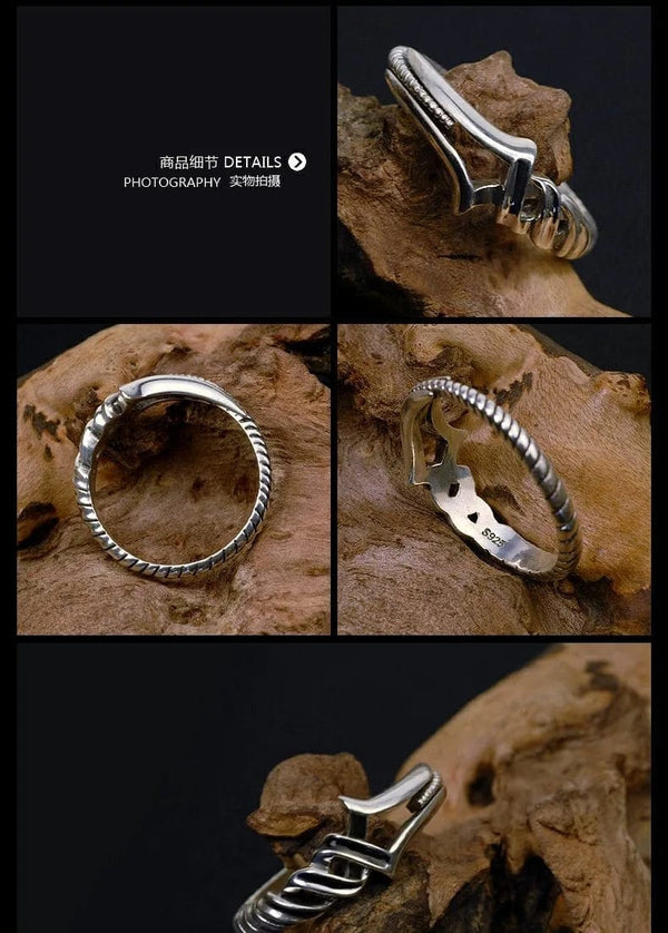 Planet Gates ring 2023 New Anime NEON GENESIS EVANGELION EVA Spear of Longinus figure Open Couple ring Male and Female ring Gifts