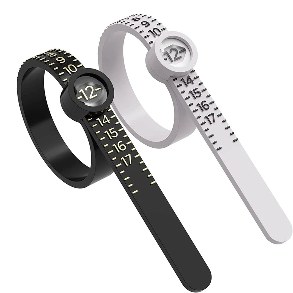 Planet Gates Ring Ruler Measurer Finger Coil Ring Sizing Tool UK Size US Size Measurements Ring Sizer Accessory Insert Guard Tightener Tools