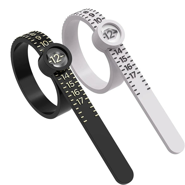 Planet Gates Ring Ruler Measurer Finger Coil Ring Sizing Tool UK Size US Size Measurements Ring Sizer Accessory Insert Guard Tightener Tools