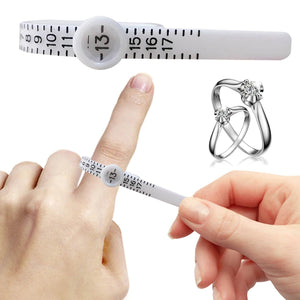 Planet Gates Ring Ruler Measurer Finger Coil Ring Sizing Tool UK Size US Size Measurements Ring Sizer Accessory Insert Guard Tightener Tools