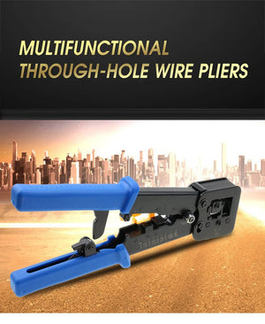 Planet Gates RJ45 crimper hand network tools pliers RJ12 cat5 cat6 8p8c Cable Stripper pressing clamp tongs clip multi function