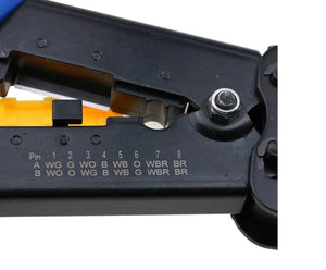 Planet Gates RJ45 crimper hand network tools pliers RJ12 cat5 cat6 8p8c Cable Stripper pressing clamp tongs clip multi function