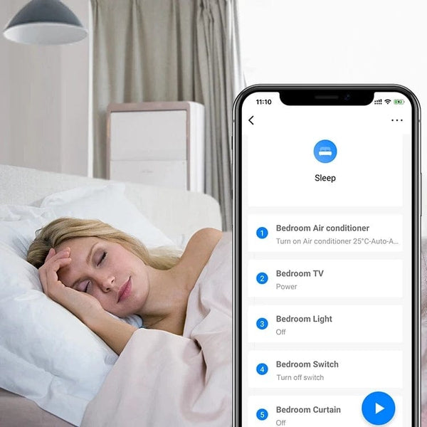 Planet Gates RM4 mini add HTS2 Broadlink RM4 MINI IR Remote Controller Air Conditioning TV Set-top Box Temperature Humidity Sensor HTS2 with Alexa