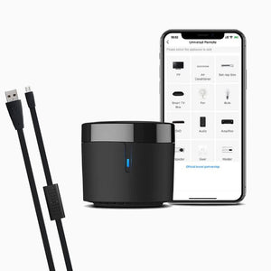 Planet Gates RM4 mini Add HTS2 BroadLink RM4 Pro RM4 mini HTS2 Temp and Humidity Sensor  Version Wireless Universal Remote Hub with Smart Home Solution