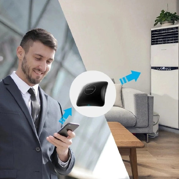 Planet Gates RM4 PRO-US  Add HTS2 BroadLink RM4 Pro Version Wireless Universal Remote Hub with HTS2 Temp and Humidity Sensor Smart Home Solution