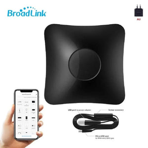 Planet Gates RM4 PRO-US  Add HTS2 BroadLink RM4 Pro Version Wireless Universal Remote Hub with HTS2 Temp and Humidity Sensor Smart Home Solution
