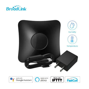 Planet Gates RM4 PRO-US  Add HTS2 BroadLink RM4 Pro Version Wireless Universal Remote Hub with HTS2 Temp and Humidity Sensor Smart Home Solution