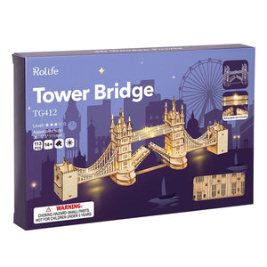 Planet Gates Robotime 3D Wooden Puzzle Game Big Ben Tower Bridge Pagoda Building Model Toys For Children Kids Birthday Gift