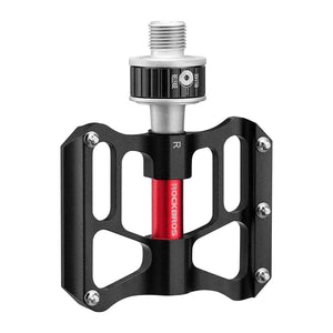 Planet Gates ROCKBROS Bicycle Pedales Mtb Quick Release CNC Rainproof Seal Bearing 8.2cm Widened Non-slip Chrome Molybdenum Bike Road Pedal