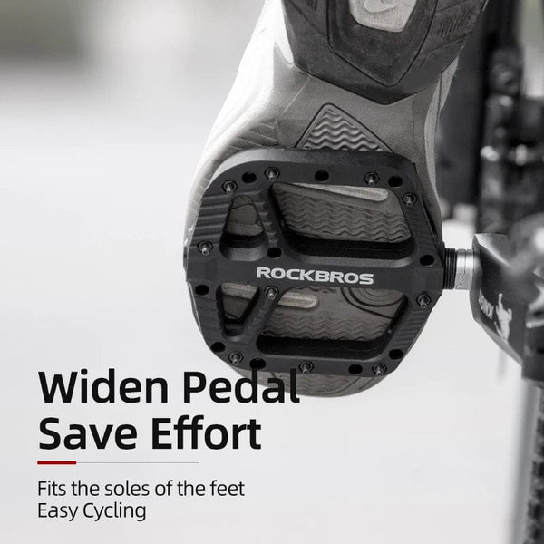 Planet Gates ROCKBROS Bicycle Pedals Bike Ultralight Seal Bearings Cycling Nylon Road bmx Mtb Pedals Flat Platform Bicycle Parts Accessories