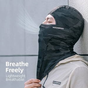 Planet Gates ROCKBROS Cycling Mask Full Face UV Protection Bicycle Mask Summer Balaclava Hat Road Bike Scarf Breathable Outdoor Equipment