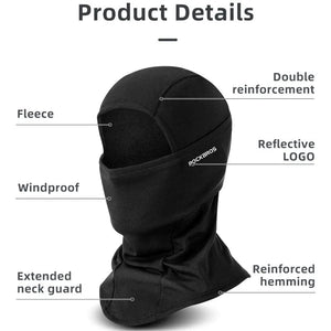 Planet Gates ROCKBROS Full Face Mask Warm Winter Scarf Balaclava Helmet Liner Fishing Skiing Hiking Bike Mask Windproof Breathable Headgear