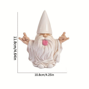 Planet Gates Rocker Gnome 1pc Rocker Gnome Garden Statues Will Rock Your Fairy Garden And Garden Gnomes Outdoor Statues, Garden Gnome Statue, Garden Decor