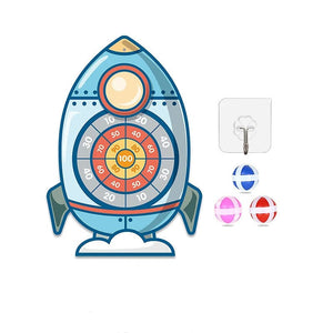 Planet Gates Rocket Montessori Throw Sport Shooting Target Sticky Ball Dartboard Basketball Board Games Educational Children Indoor Outdoor Game Toy