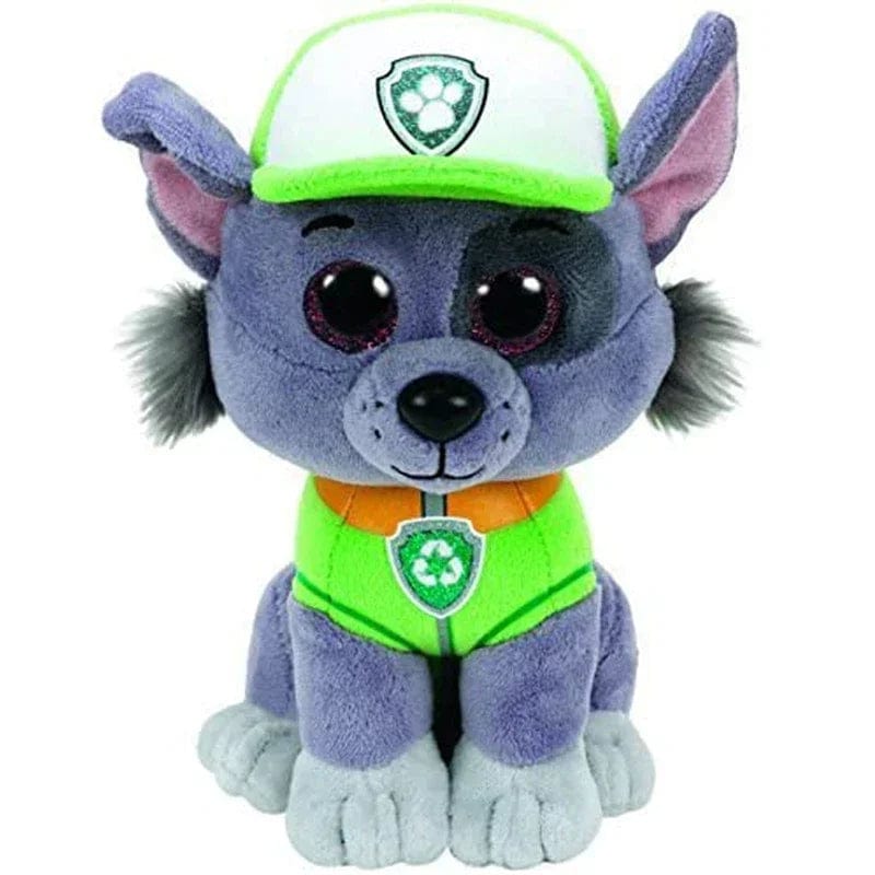 Planet Gates 23cm Paw Patrol Movies Animal Plush Toys Model Action Figures Peripherals Stuffed Doll Dog Marshall Chase Rock Kid Birthday Gift