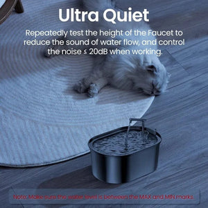 Planet Gates ROJECO Stainless Steel Cat Water Fountain Automatic Cat Drinker Drinking Fountain For Cats Dogs Pet Water Dispenser Accessories