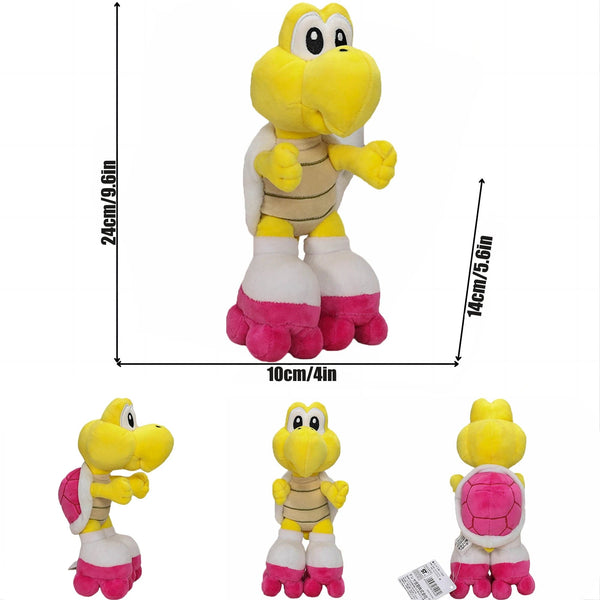 Planet Gates Rolla koopa / CHINA / 11cm-30cm New Mario Bros Plush Koopa Troopa Bulrush Chain Chomp Armad Bullet Bill Bob-omb Dry Bones Stuffed Dolls Soft Toys Birthday Gift