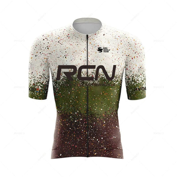 Planet Gates Ropa De Ciclismo 2023 RCN New Arrival Summer Men's Short Sleeve Cycling Shirt Triathlon Team MTB Mountain Race Cycling Clothing
