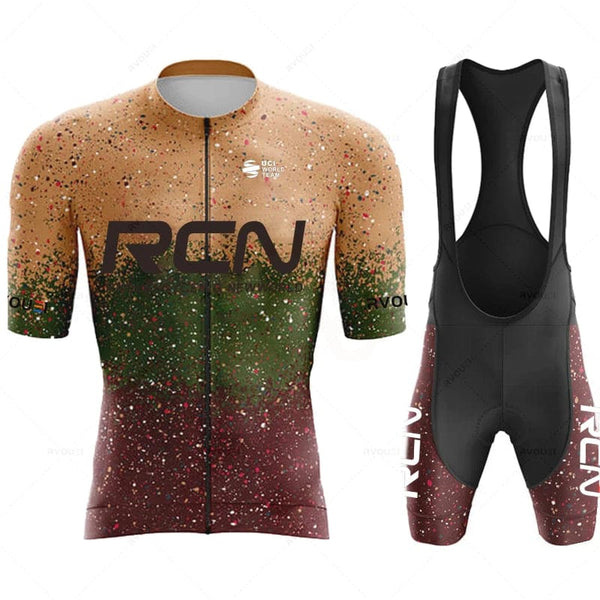 Planet Gates Ropa De Ciclismo 2023 RCN New Arrival Summer Men's Short Sleeve Cycling Shirt Triathlon Team MTB Mountain Race Cycling Clothing