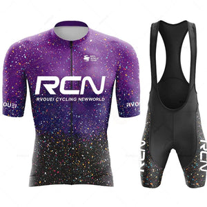 Planet Gates Ropa De Ciclismo 2023 RCN New Arrival Summer Men's Short Sleeve Cycling Shirt Triathlon Team MTB Mountain Race Cycling Clothing