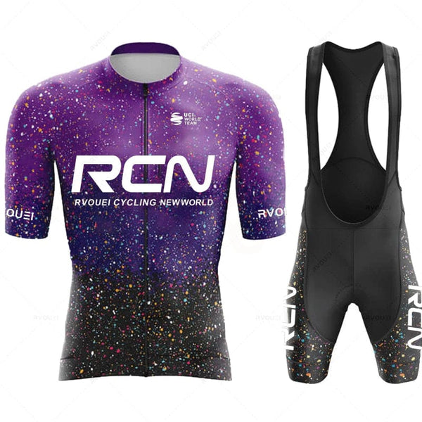 Planet Gates Ropa De Ciclismo 2023 RCN New Arrival Summer Men's Short Sleeve Cycling Shirt Triathlon Team MTB Mountain Race Cycling Clothing