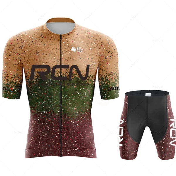 Planet Gates Ropa De Ciclismo 2023 RCN New Arrival Summer Men's Short Sleeve Cycling Shirt Triathlon Team MTB Mountain Race Cycling Clothing