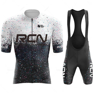 Planet Gates Ropa De Ciclismo 2023 RCN New Arrival Summer Men's Short Sleeve Cycling Shirt Triathlon Team MTB Mountain Race Cycling Clothing