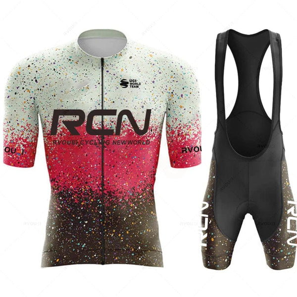 Planet Gates Ropa De Ciclismo 2023 RCN New Arrival Summer Men's Short Sleeve Cycling Shirt Triathlon Team MTB Mountain Race Cycling Clothing