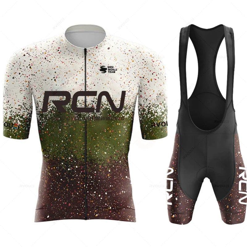 Planet Gates Ropa De Ciclismo 2023 RCN New Arrival Summer Men's Short Sleeve Cycling Shirt Triathlon Team MTB Mountain Race Cycling Clothing