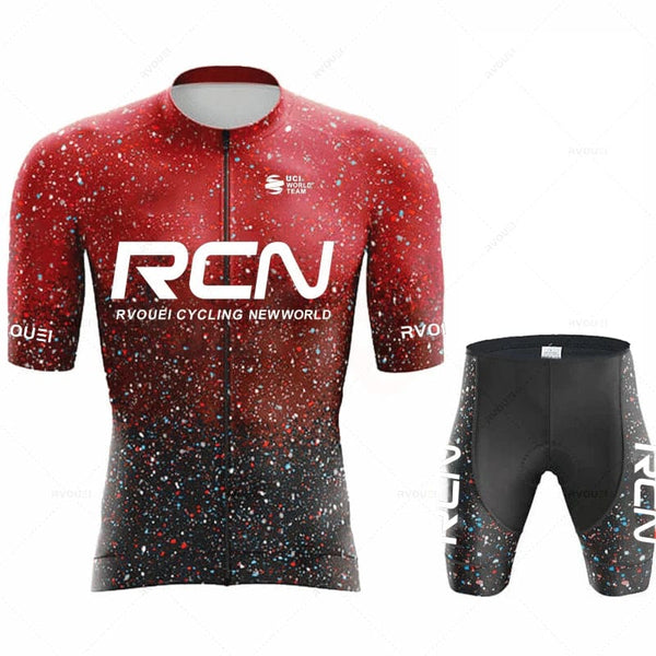 Planet Gates Ropa De Ciclismo 2023 RCN New Arrival Summer Men's Short Sleeve Cycling Shirt Triathlon Team MTB Mountain Race Cycling Clothing