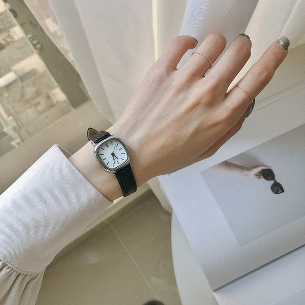 Planet Gates Rose brown white High Quality Ladies Casual Bracelet Watches Women's Simple Vintage Watches for Women Dial Wristwatch Leather Strap Wrist Watch