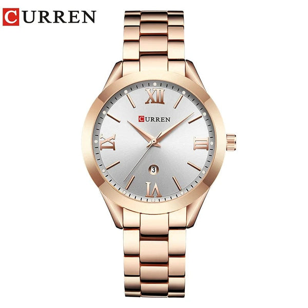 Planet Gates Rose gold blue CURREN Gold Watch Women Watches Ladies Creative Steel Women's Bracelet Watches Female Clock Relogio Feminino Montre Femme