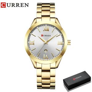 Planet Gates Rose gold blue CURREN Gold Watch Women Watches Ladies Creative Steel Women's Bracelet Watches Female Clock Relogio Feminino Montre Femme