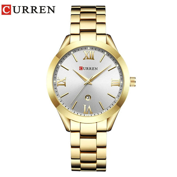Planet Gates Rose gold blue CURREN Gold Watch Women Watches Ladies Creative Steel Women's Bracelet Watches Female Clock Relogio Feminino Montre Femme