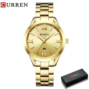 Planet Gates Rose gold blue CURREN Gold Watch Women Watches Ladies Creative Steel Women's Bracelet Watches Female Clock Relogio Feminino Montre Femme