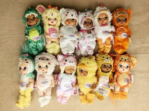 Planet Gates rose madder 10cm High quality Fashion Action original Lovely little sleeping baby doll Best Gift for Child