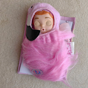 Planet Gates rose madder 10cm High quality Fashion Action original Lovely little sleeping baby doll Best Gift for Child