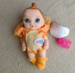 Planet Gates rose madder 10cm High quality Fashion Action original Lovely little sleeping baby doll Best Gift for Child