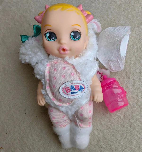 Planet Gates rose madder 10cm High quality Fashion Action original Lovely little sleeping baby doll Best Gift for Child