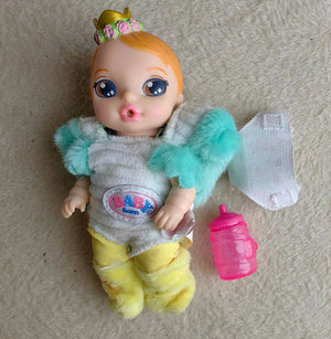 Planet Gates rose madder 10cm High quality Fashion Action original Lovely little sleeping baby doll Best Gift for Child