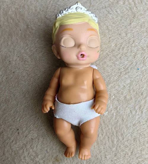 Planet Gates rose madder 10cm High quality Fashion Action original Lovely little sleeping baby doll Best Gift for Child