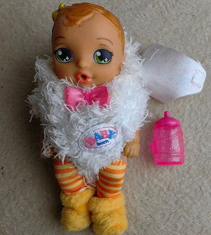 Planet Gates rose madder 10cm High quality Fashion Action original Lovely little sleeping baby doll Best Gift for Child