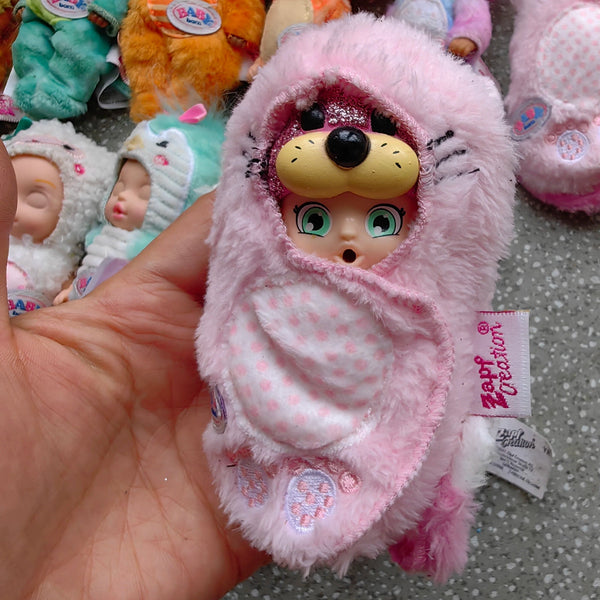 Planet Gates rose madder 10cm High quality Fashion Action original Lovely little sleeping baby doll Best Gift for Child