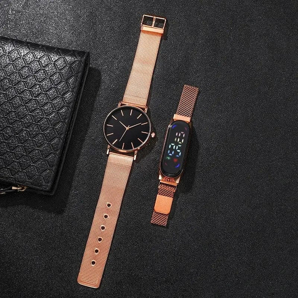 Planet Gates ROSE Men's Fashion Minimalist Ultra Thin Watches Simple Men Business Mesh Belt Quartz Watch Male Wristwatches Clock Relogio Masculino