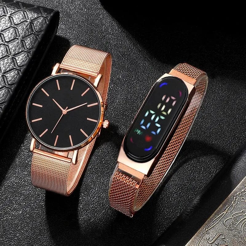 Planet Gates ROSE Men's Fashion Minimalist Ultra Thin Watches Simple Men Business Mesh Belt Quartz Watch Male Wristwatches Clock Relogio Masculino
